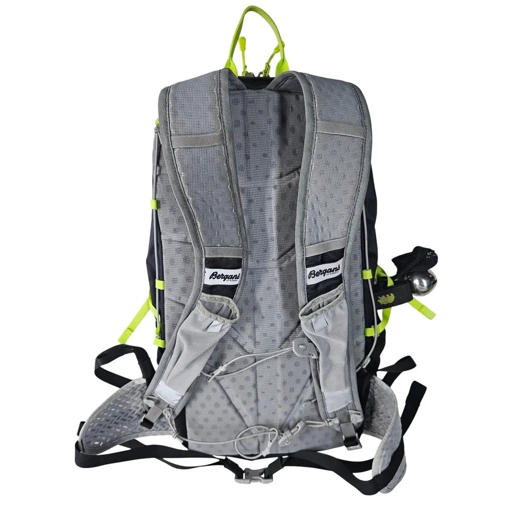 Bergans of Norway Rondane 18 Technical Backpack Black Neon Lime Green Hiking